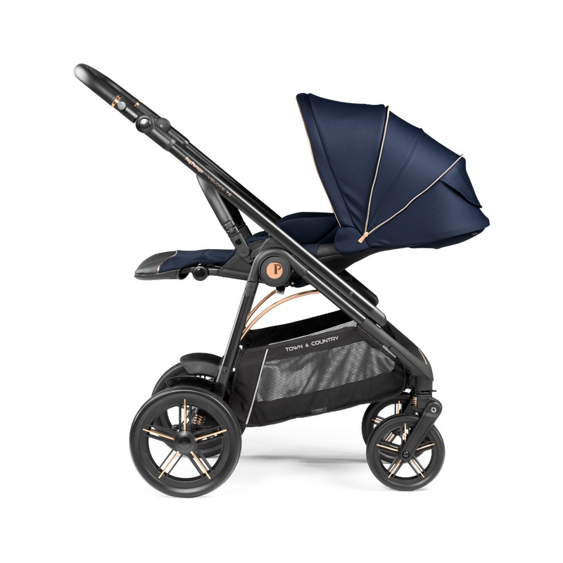 Коляска 2 в 1 Peg Perego Veloce TC Belvedere Blue Shine New