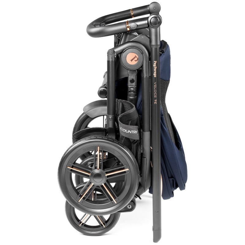 Коляска 2 в 1 Peg Perego Veloce TC Belvedere Blue Shine New