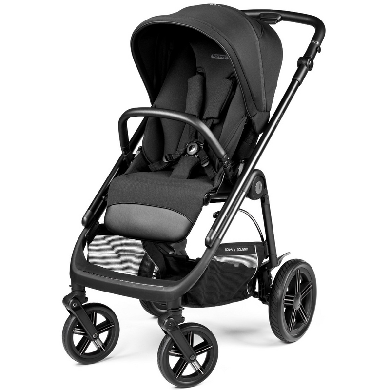 Коляска 2 в 1 Peg Perego Veloce TC Belvedere True Black New