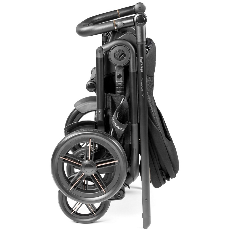 Коляска 2 в 1 Peg Perego Veloce TC Belvedere True Black New