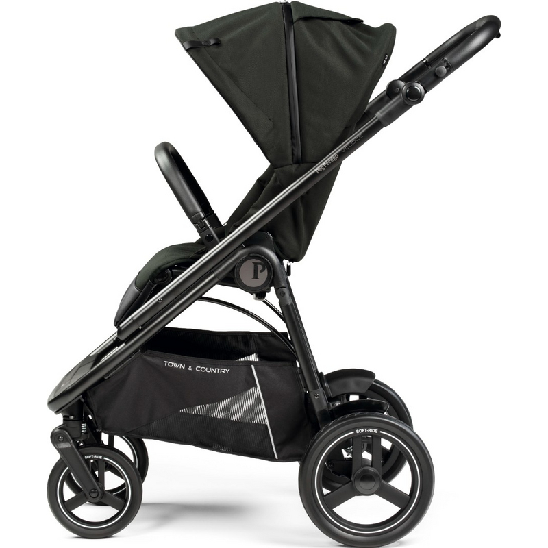 Коляска для новорожденных 4 в 1 Peg Perego Veloce TC Belvedere Lounge Green